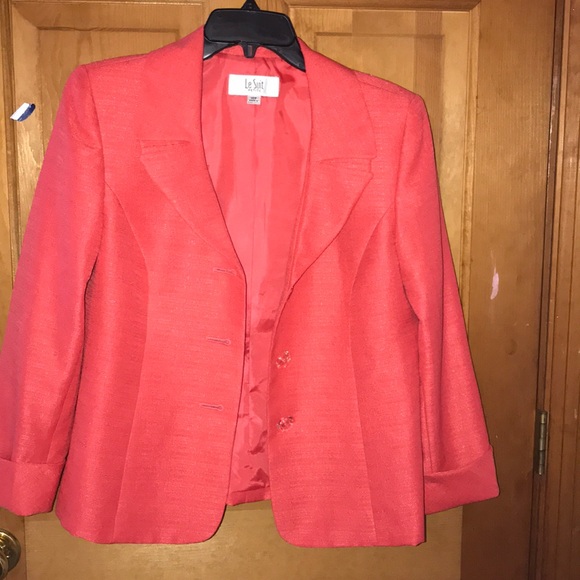 Peach/ coral blazer - Picture 1 of 3